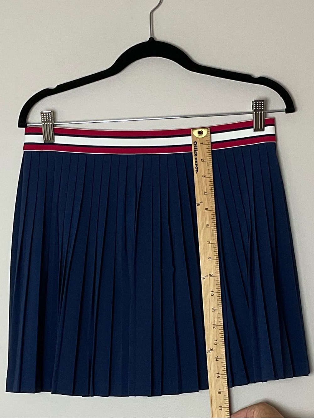 Lily Pulitzer Luxletic Makara Navy Pleated Skort Athletic Country Club Size M - Picture 4 of 10